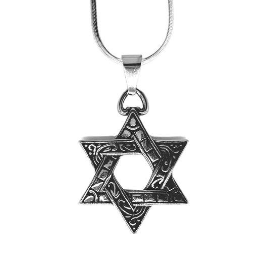Hexagram Pendant with Chain