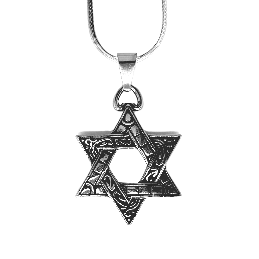 Hexagram Pendant with Chain
