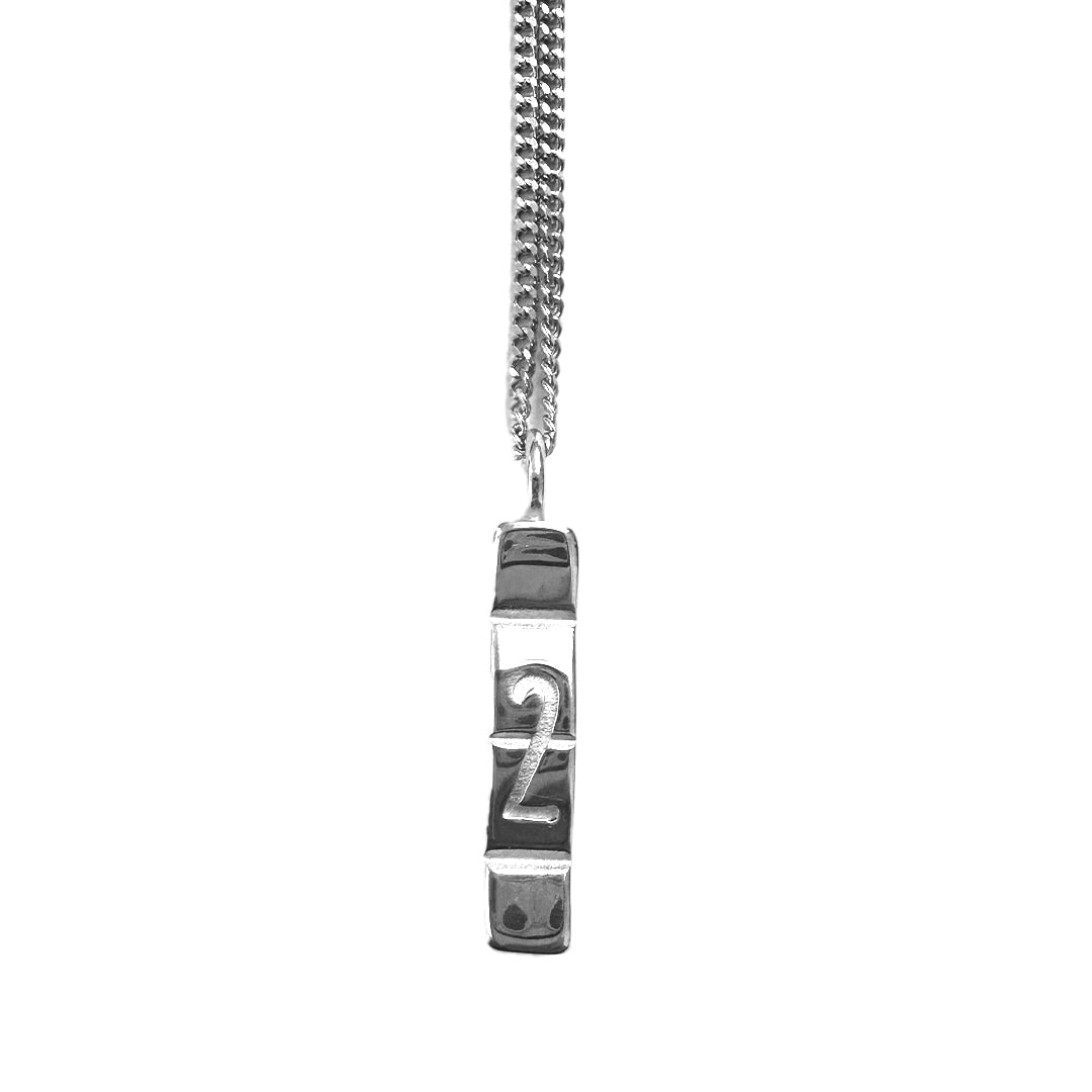 X Pendant with Chain