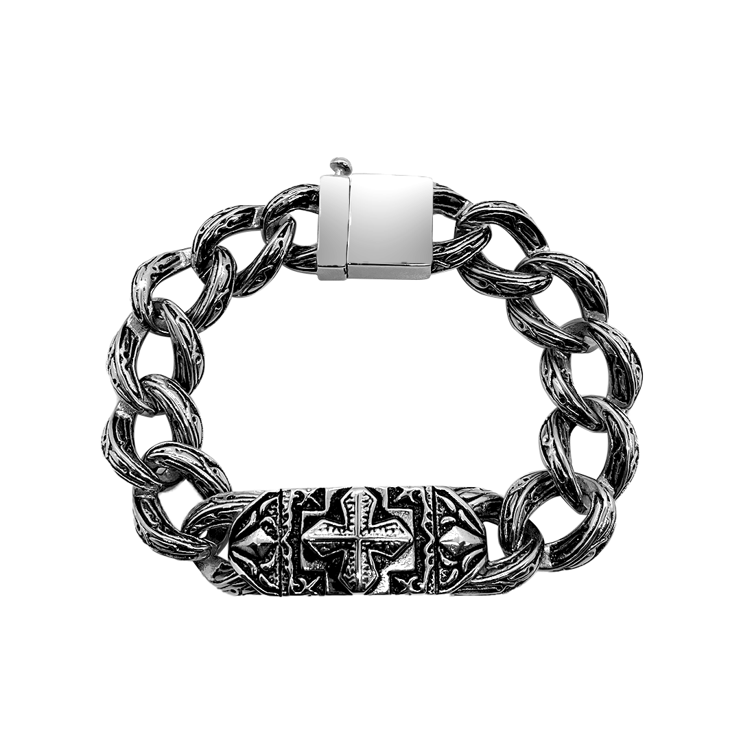 Cross Badge Bracelet