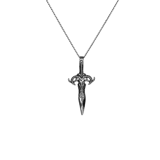 Goated Dagger Pendant with Chain