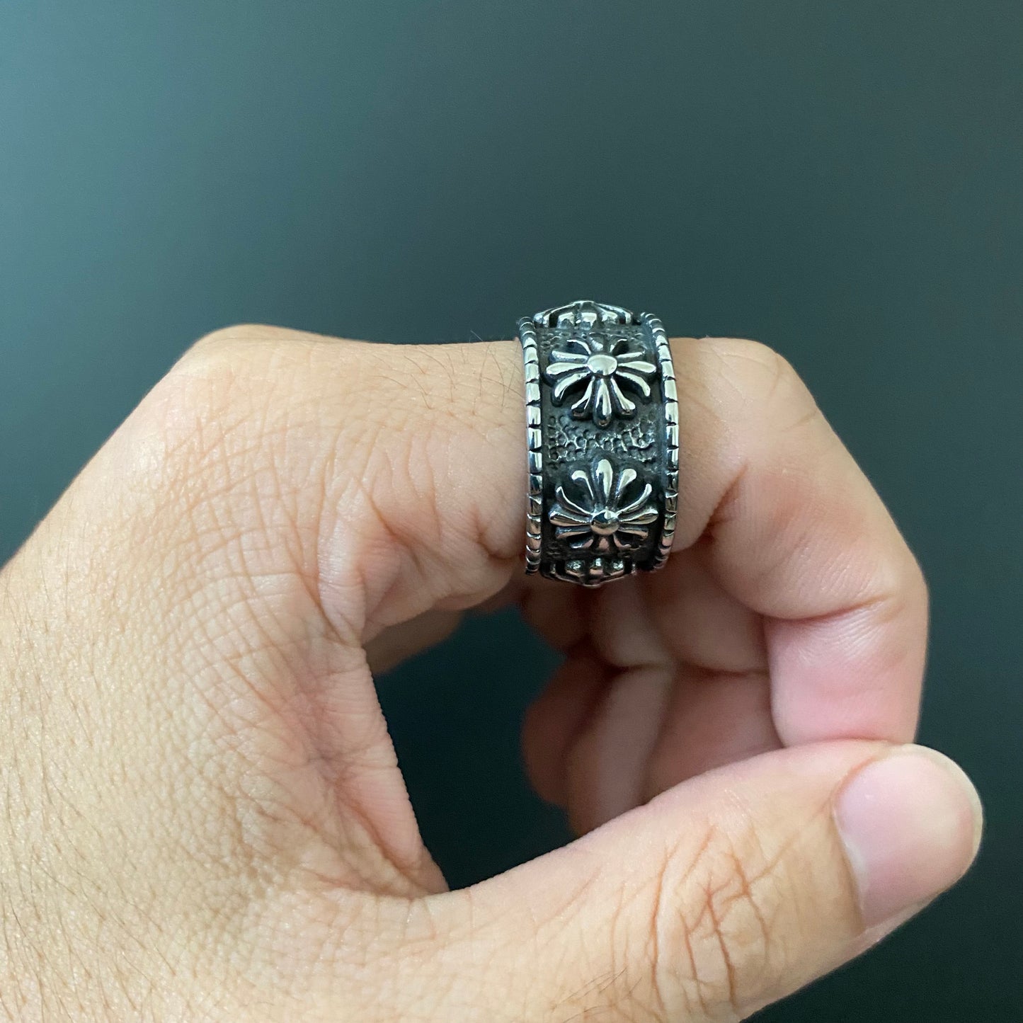 Gothic Floral Ring