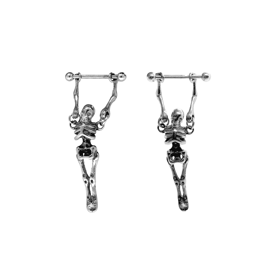 Hanging online skeleton earrings