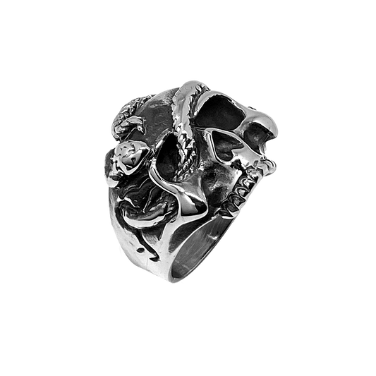 Serpent Skull Ring