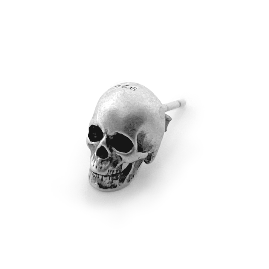 Sterling Silver Skull Studs Earrings