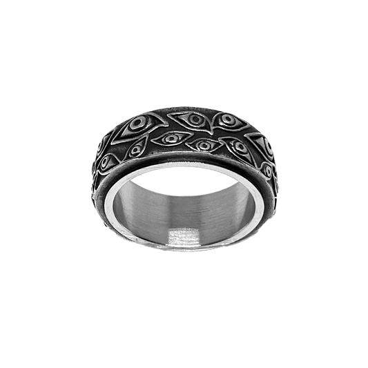 Watching Eyes Spinner Ring