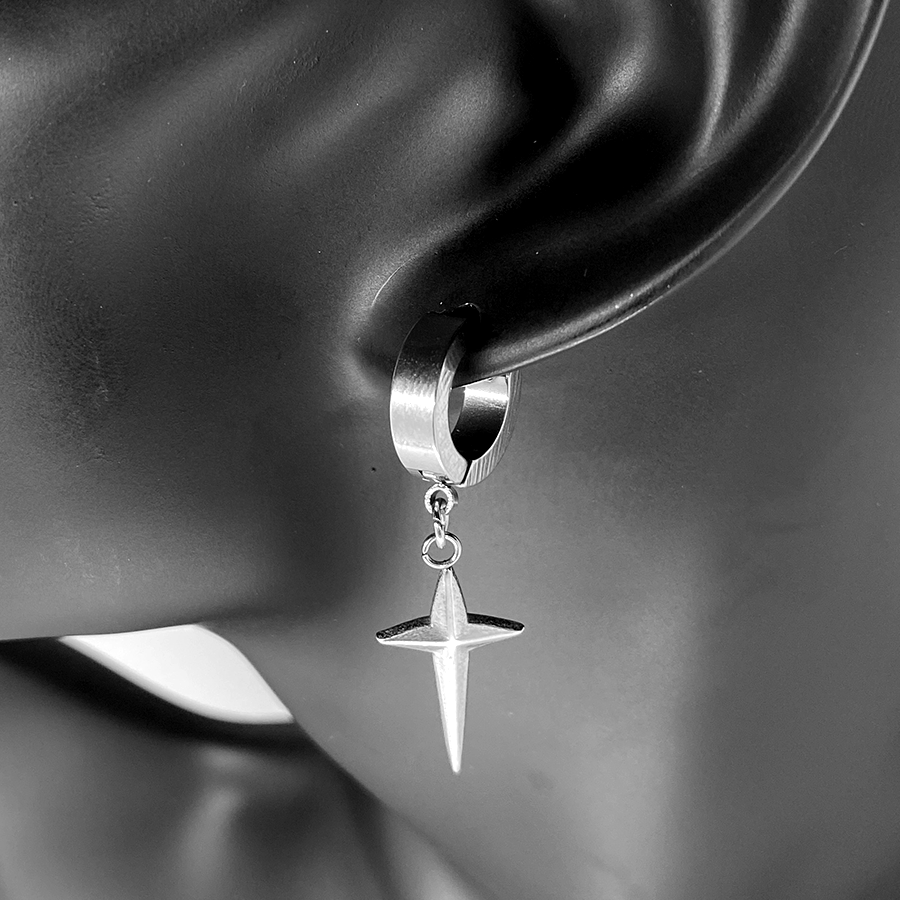 Shining Cross Earrings