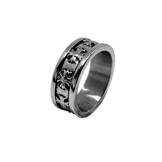Silver Templar Band Ring