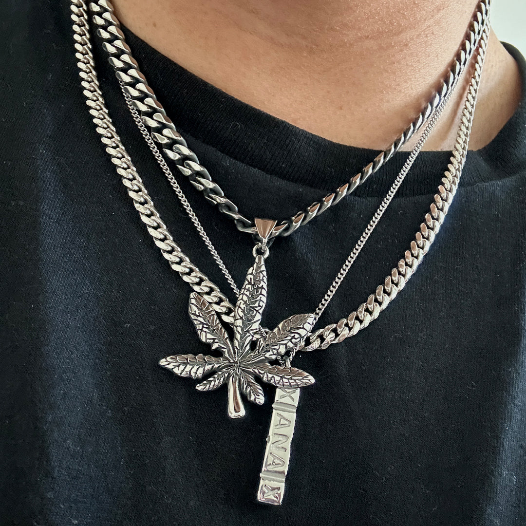 X Pendant with Chain