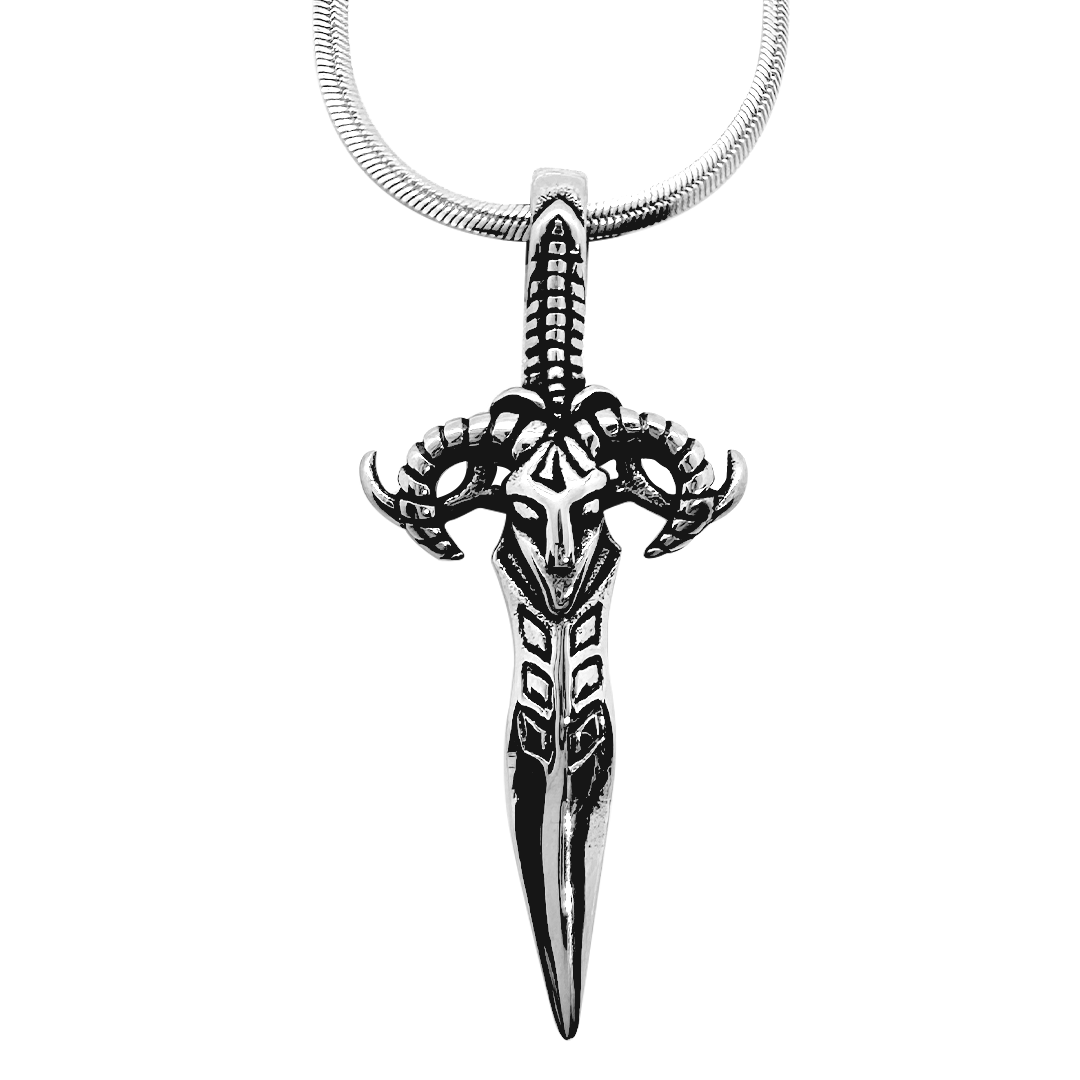 Goated Dagger Pendant with Chain – Avail Jewelry