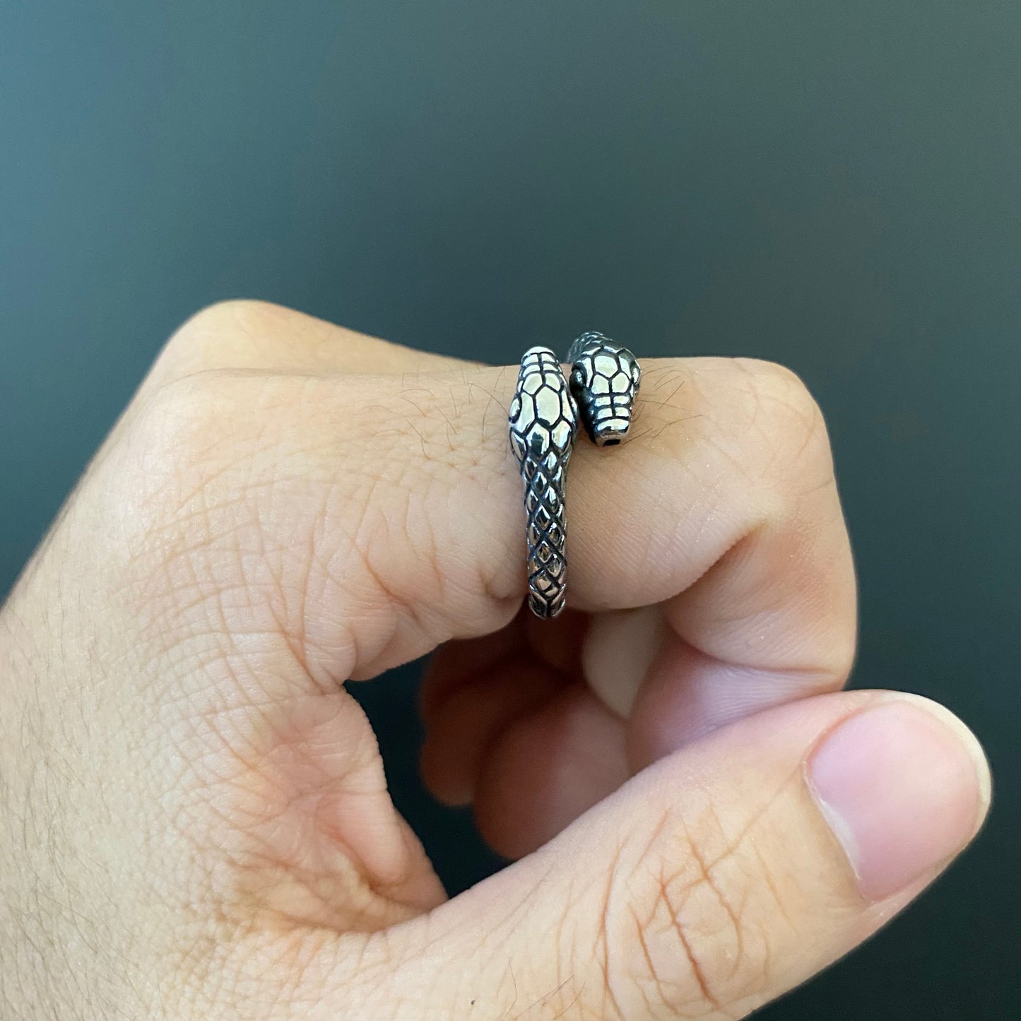 Two Headed Snake Ring