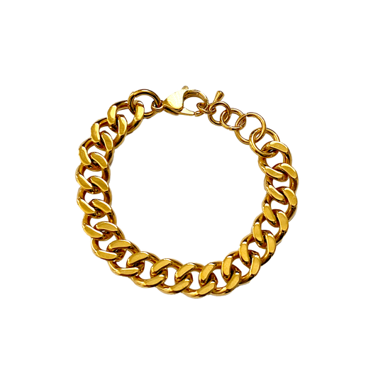 11.5m Gold Cuban Bracelet