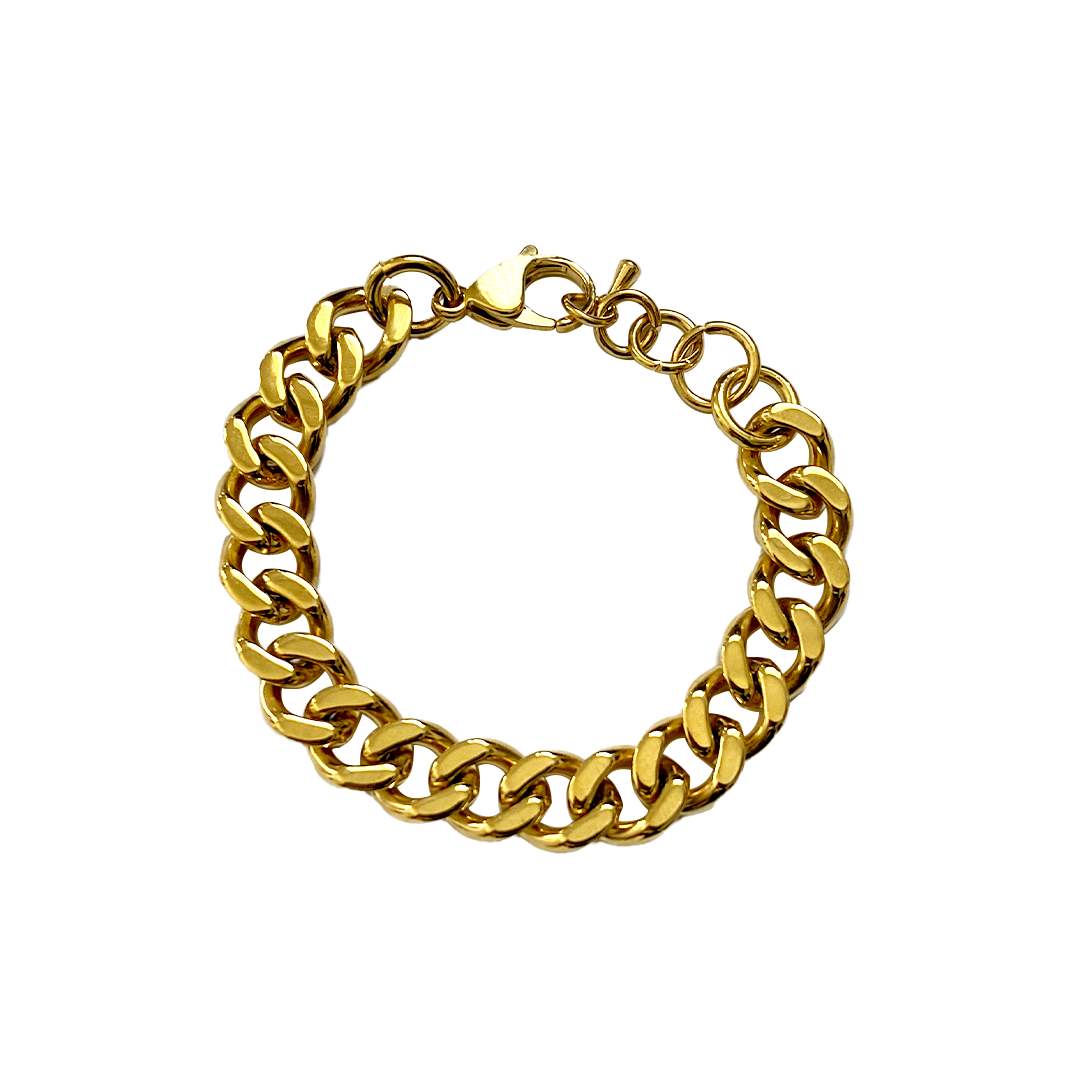 11.5m Gold Cuban Bracelet