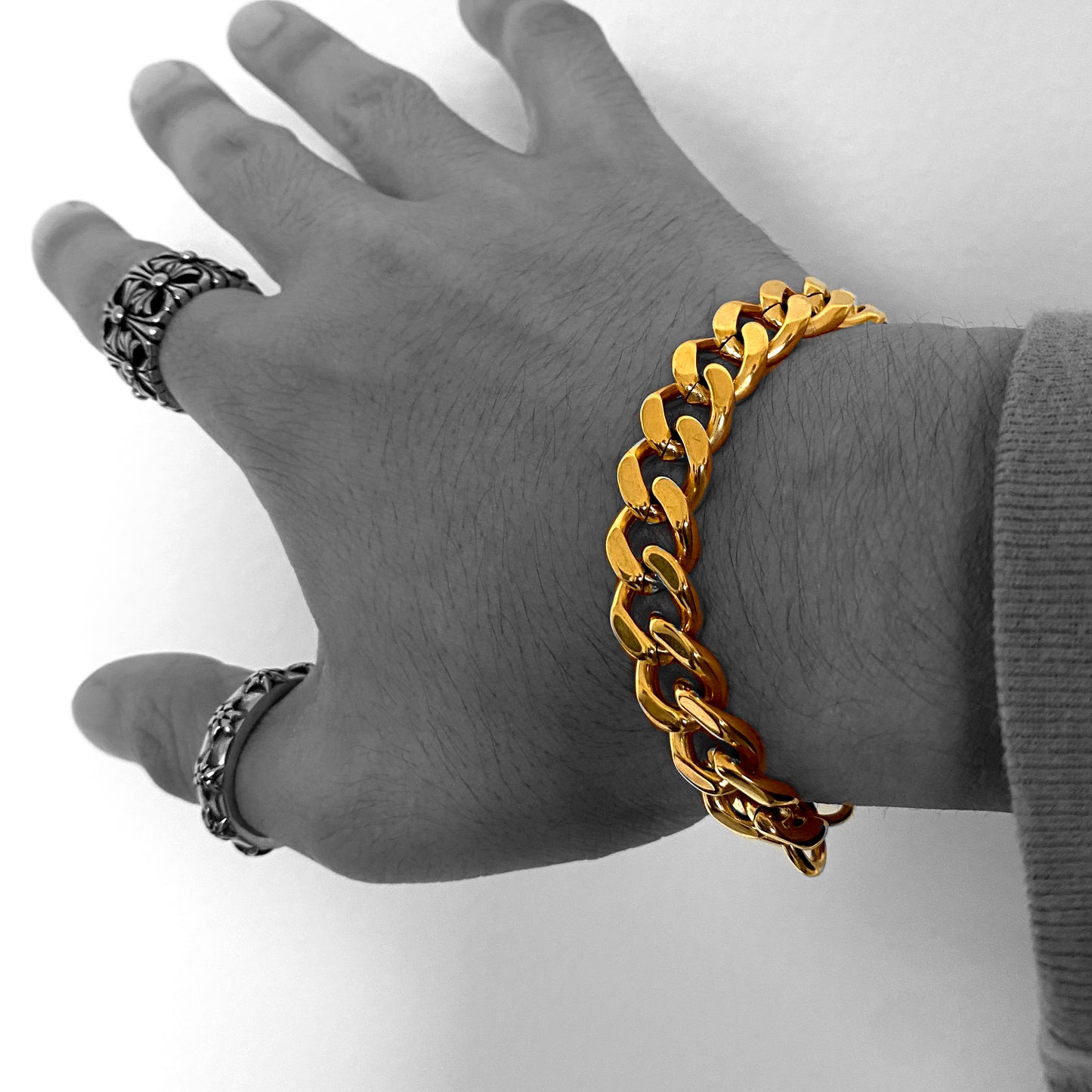 11.5m Gold Cuban Bracelet