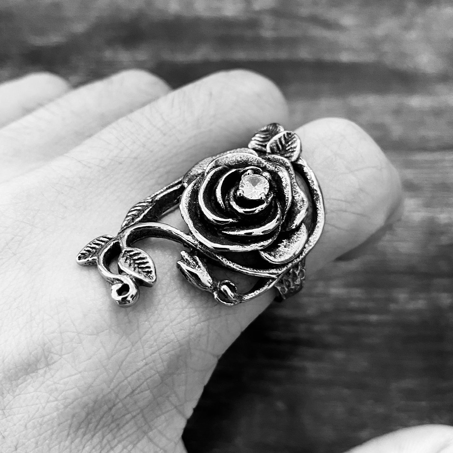 Rose Drop Ring