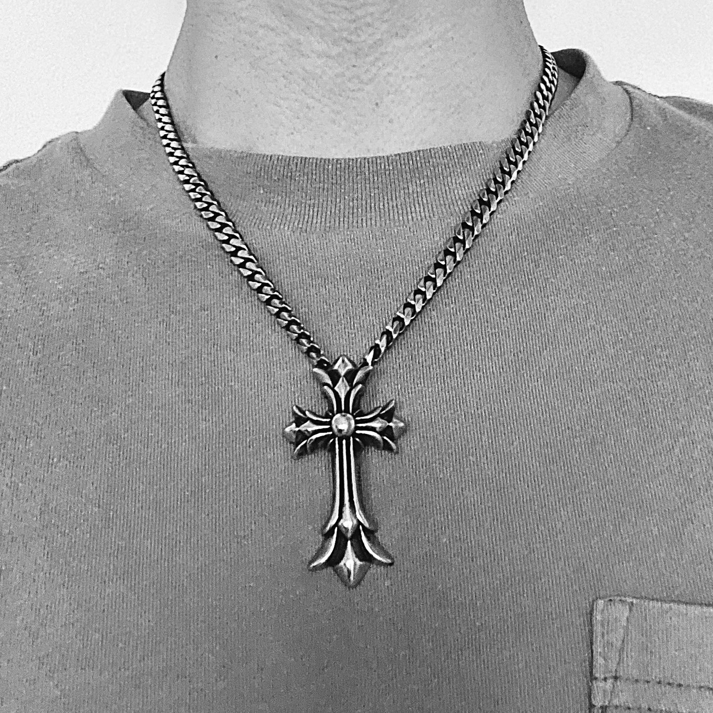 Prestige Cross Pendant with Chain