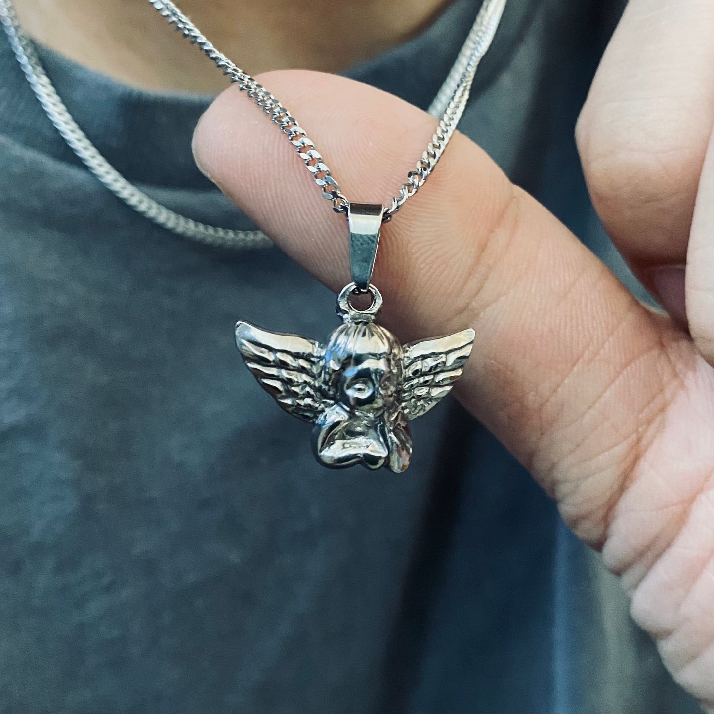 Baby Angel Pendant with Chain